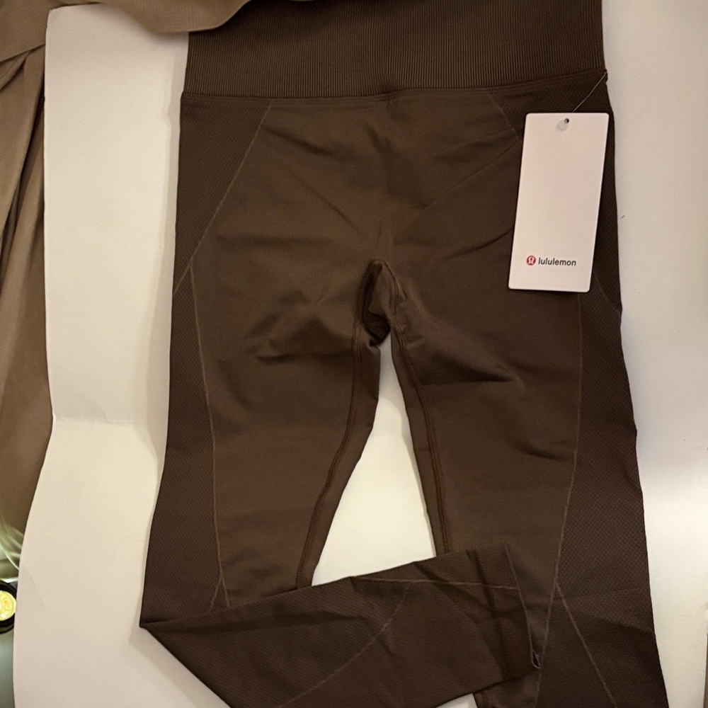 lululemon athletica Brown Straight Leg Pants